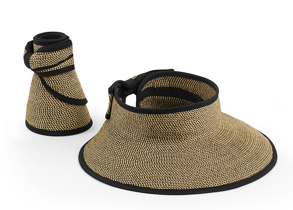 5834 Garden Visor, Sun Hat, Tweed, M/L